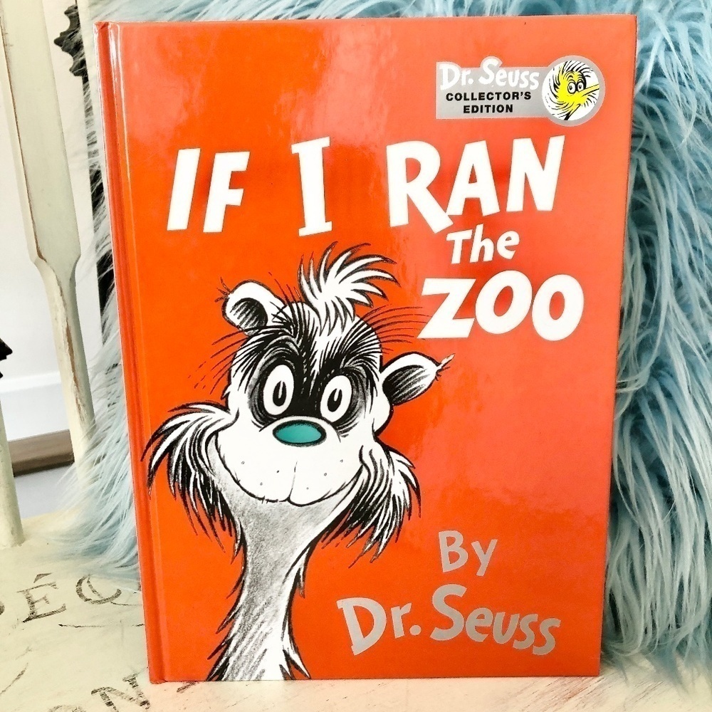 Dr Seuss, If I Ran The Zoo, Hardcover, Book,โ DISCONTINUED, Very Nice Condition